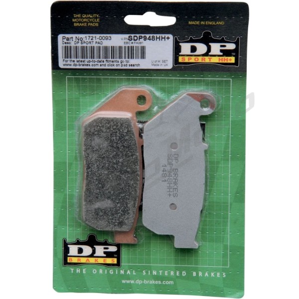 DP BRAKES Sintered Metal Harley/Buell Brake Pads Harley Davidson XL 883-1200cc 04-13