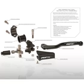 RFX Pro Clutch Assembly Replacement Rubber Boot (Black) With RFX Logo