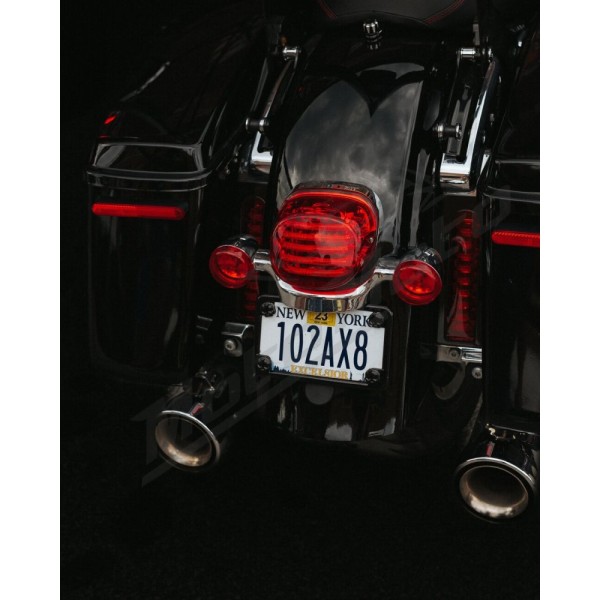 CUSTOM DYNAMICS ProBEAM® Low-Profile LED Taillight Kit Harley Davidson FLD / FLDE 883-1977cc 96-24