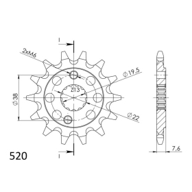 Supersprox / JT Front sprocket 1401.16