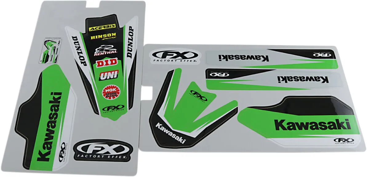 FACTORY EFFEX Trim Kit Grafikų kompl. Kawasaki KX 450F 2019