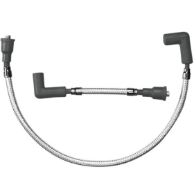 MAGNUM SHIELDING Spark Plug Wires Chrome Harley Davidson FLS / FLSTCI / FLSTF / FLSTN / FXSTB / FXSTS 1450/1800 00-17
