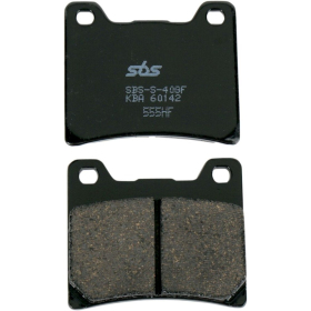 SBS HF Street 555HF Ceramic Organic Brake Pads Yamaha BT / FJ / FZ / FZR / FZX / GTS / RD / RZ / TDM / TZR / VMX-12 / YZF / XVS 125-1200cc 73-06