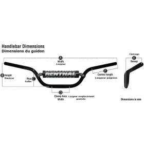 RENTHAL  Handlebar 744mm KTM 65 SX 12-13