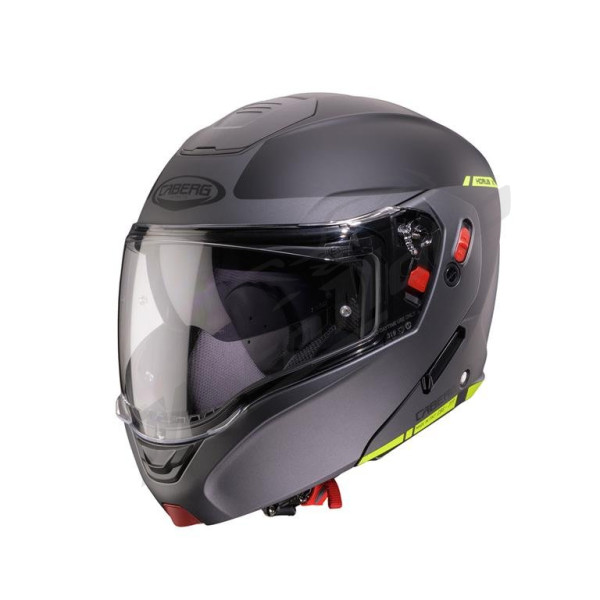 Flip-up Helmet Caberg Horus X Ray Matte Black/Gray/Fluorescent Yellow