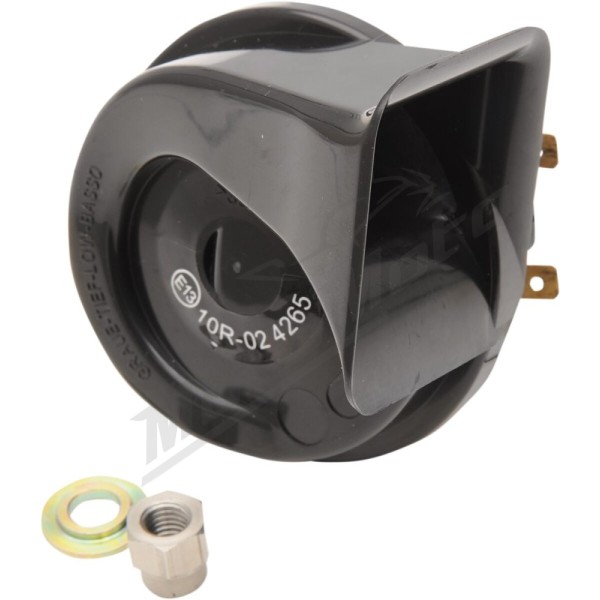 DRAG SPECIALTIES 12 V Black Horn Harley Davidson FLD / FLHR / FLHRC / FLHRCI / FLHRI / FLHRS 1340-1690cc 91-15