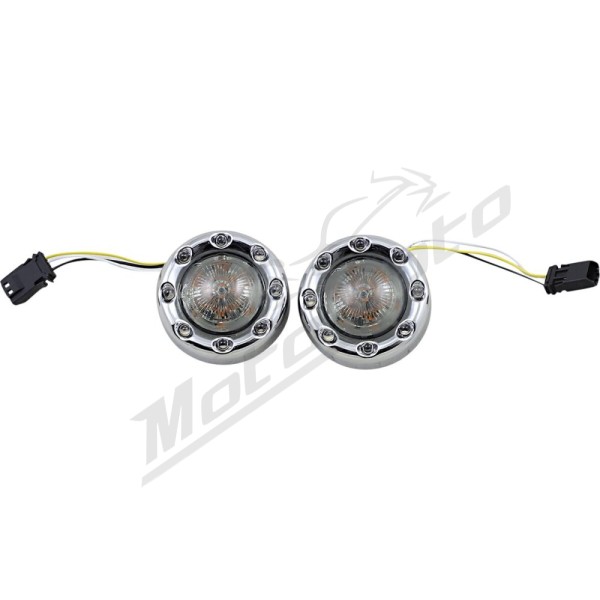 CUSTOM DYNAMICS ProBEAM® Front Bullet Ringz™ Harley Davidson FLHTCUTGSE / FLHTKSE 1800-1923cc 16-23