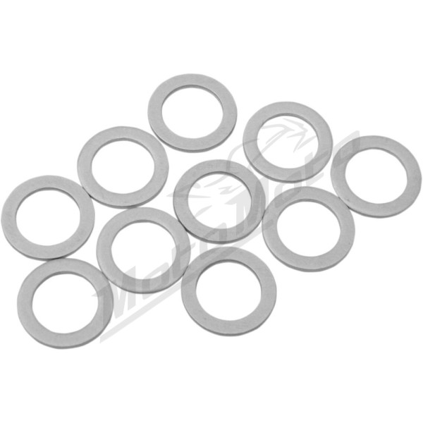 DRAG SPECIALTIES Aluminum Crush Washers 12mm 10pcs.