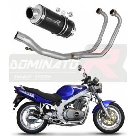 Exhaust kit Dominator GP1 BLACK SUZUKI GS 500F 2004-2014