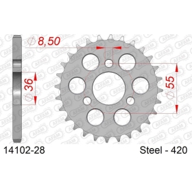 AFAM Steel Standard Rear Sprocket 420 28 teeth