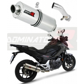 Exhaust silincer Dominator Oval HONDA NC 700 / 750 X 2012-2020