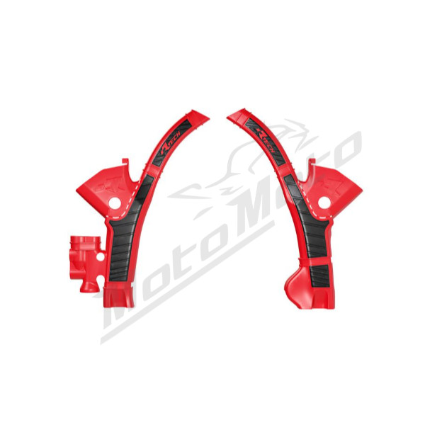 Racetech SUPER GRIP Rėmo Apsaugos STARK FUTURE VARG SMX1 23-26 Raudona