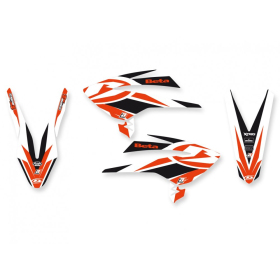 Blackbird set of stickers (veneers) Dream 4 Beta RR 400-525cc 05-09 orange/black