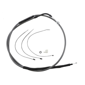 MAGNUM SHIELDING Polished Karbon Fiber Clutch Cable Harley Davidson FLH / FLHT / FLHTK / FLHX / FLHXS / FLHXSE 1750/1977 21-24 182.5cm
