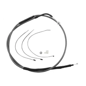 MAGNUM SHIELDING Polished Karbon Fiber Clutch Cable Harley Davidson FLH / FLHT / FLHTK / FLHX / FLHXS / FLHXSE 1750/1977 21-24 182.5cm