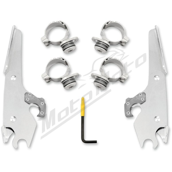 MEMPHIS SHADES METRIC Batwing Fairing Trigger-Lock Mounting Kit Indian Scout 60-69 15-24