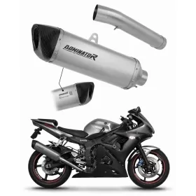 Dominator Yamaha YZF R6 2003-2005 EU Approved Exhaust Silencer Muffler Titanium HP6 + dB killer