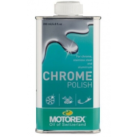 Metalinių Ir Chromuotų Elementų Valymo Priemonė MOTOrex Chrome Polish - 200ml