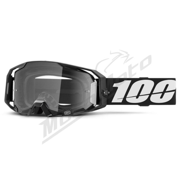 100% Armatic Goggle (Clear lens) Black