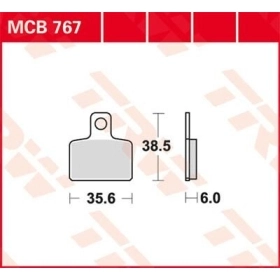 TRW All Round Sintered Metal Brake Pads Beta / GasGas / Honda / Husqvarna / Sachs / Sherco 50-300cc 03-22