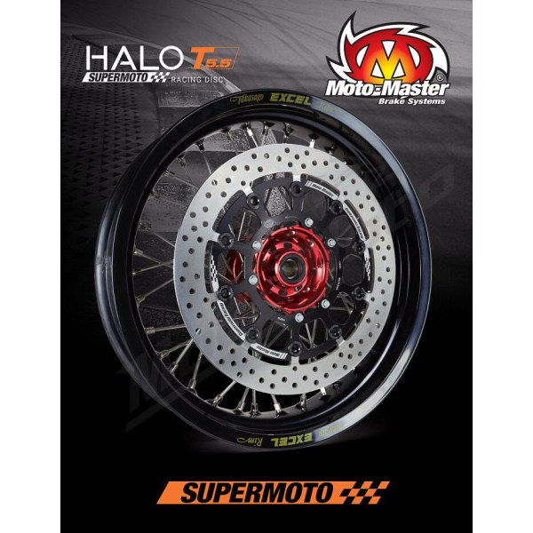MOTO-MASTER Halo Priekinis kairys plaukiojantis stabdžių diskas Cannondale / Honda 125/500 95-26
