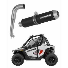 Polaris RZR 200 2022-2025 Exhaust Silencer Muffler MX BLACK + dB killer