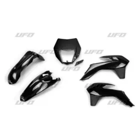 Ufo plastic set KTM EXC / EXC-F 125-500cc 14-16 Black
