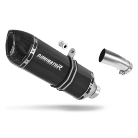 Kawasaki Z400 2018-2023 Exhaust Silencer Muffler HP1 BLACK + dB killer