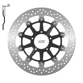 NG Front Floating Brake Disc 320X72X5mm Ducati Diavel / Hypermotard 796-1200cc 09-17