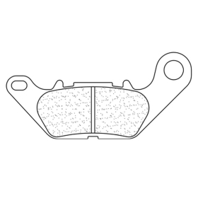 CL BRAKES 1224A3+ stabdžių trinkelės YAMAHA YBR / YS 125 08-18
