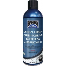 Daugiafunkcinis aerozolinis purškiamas tepalas BEL-RAY MOLYLUBE OPEN GEAR & ROPE SPRAY 400ml