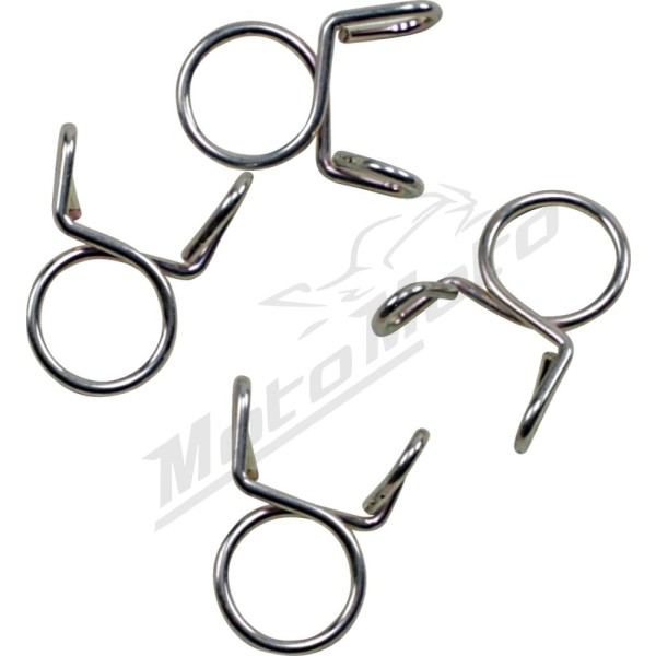 ALL BALLS Fuel Line Clamp Kit Ø9mm 4pcs