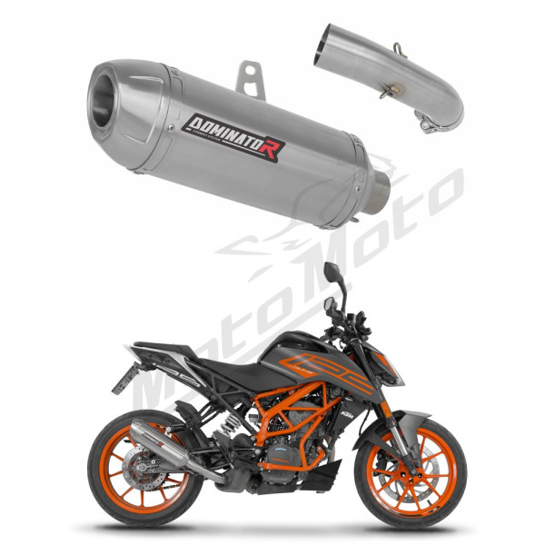 Dominator Exhaust Silencer Muffler S3 + dB killer KTM 125 Duke 2021-2023