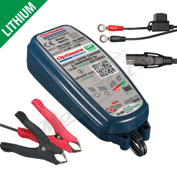 Optimate akumuliatoriaus pakrovėjas 4S 12.8V / 13. 2V 0.8A, 1-10AH