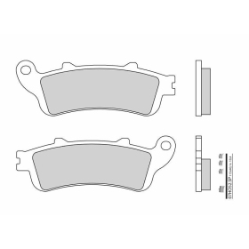 BREMBO Street Sintered Metal Brake pads HONDA GL1800 01-17