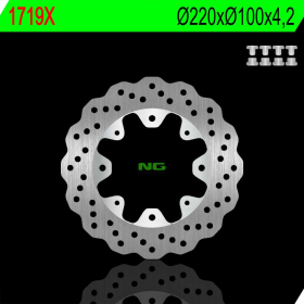 NG BRAKES Rear Fixed Wave Brake Disc 220mm Kawasaki ER / KLE / Z 650cc 07-19