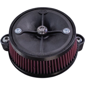 S&S CYCLE Super Stock™ Stealth Air Cleaner Kit Harley Davidson FLDE / FLFB / FLFBS 1750-1977cc 17-25