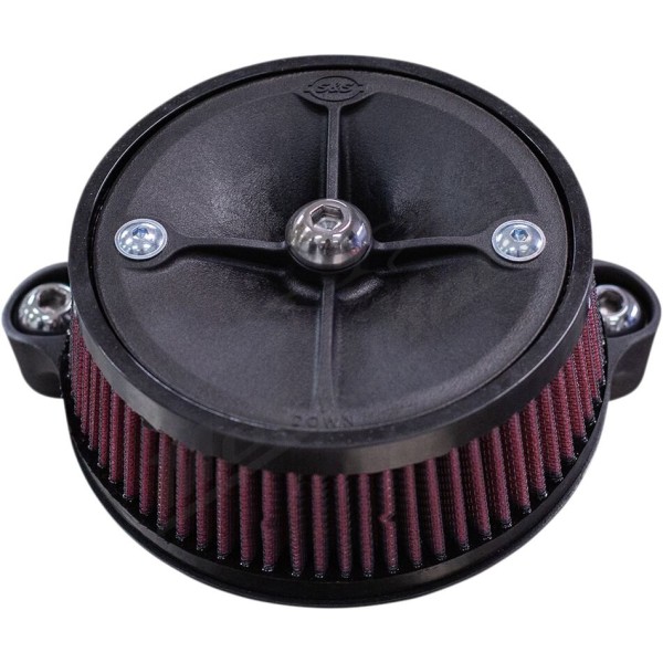 S&S CYCLE Super Stock™ Stealth Air Cleaner Kit Harley Davidson FLDE / FLFB / FLFBS 1750-1977cc 17-25