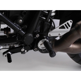 GILLES TOOLING RCT10GT reguliuojamas galinis pakojis Juoda/Sidabrinė BMW R 1200 R / R NINE-T 2006-2016