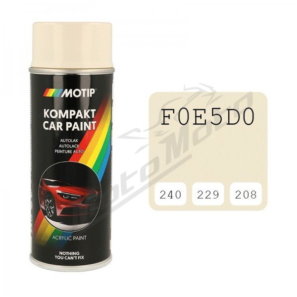 MOTIP Coloured paint F0E5D0 400ml