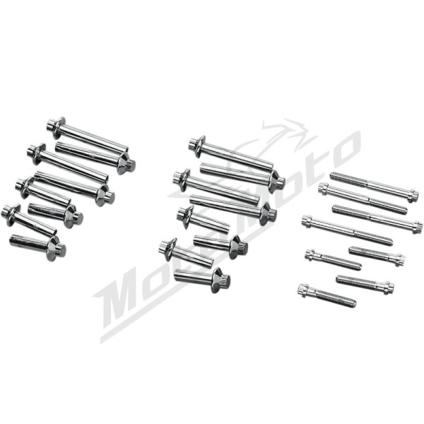 GARDNER-WESTCOTT Head Bolt Kit Harley Davidson FLD / FLHR / FLHRC 883-1800cc 92-17