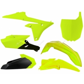 RACETECH Plastikų komplektas Yamaha YZ 250/450cc 14-18 Neoninė geltona/ Juoda