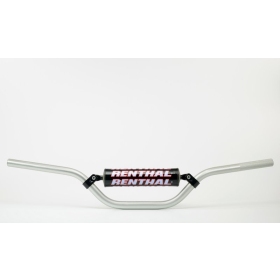 Renthal Handlebar + Pad 784 YZ85 CRF150 Mini Racer Silver Ø22mm