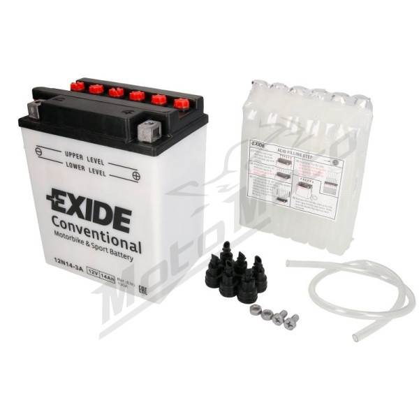 EXIDE 12N14-3A Battery 12V 12Ah