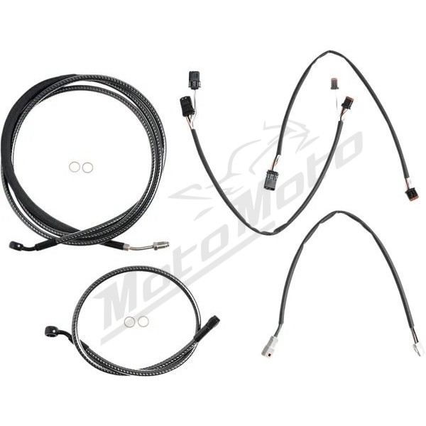 MAGNUM SHIELDING Karbon Fiber Handlebar Installation Kit 30.5/35.5cm Harley Davidson FLTRK / FLTRU / FLTRX / FLTRXS 1750/1923 17-20