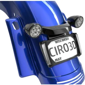 CIRO LED Lighted License Plate Frame HARLEY DAVIDSON FLHRXS / FLHX / FLHXS / FLHXSE / FLTRX / FLTRXS / FLTRXSE 1690-1923 14-24