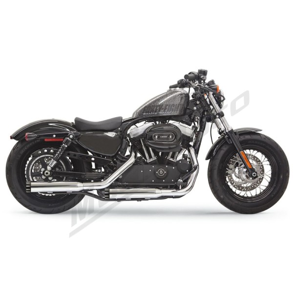 BASSANI XHAUST Firepower Series Slip-On Mufflers Harley Davidson XL 883-1200cc 2014-2022