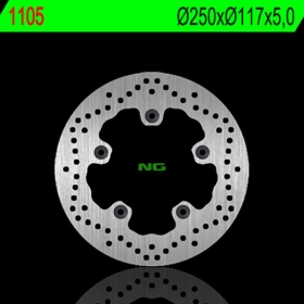 NG BRAKES 1105 Round Fixed Brake Disc SUZUKI BURGMAN 650 04-11