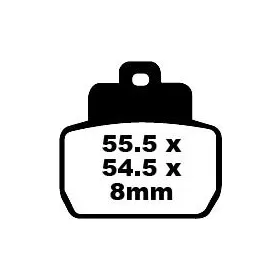 EBC SFA Brake Pads PIAGGIO BEVERLY / MP3 / X8 / X9 125-500cc 04-10