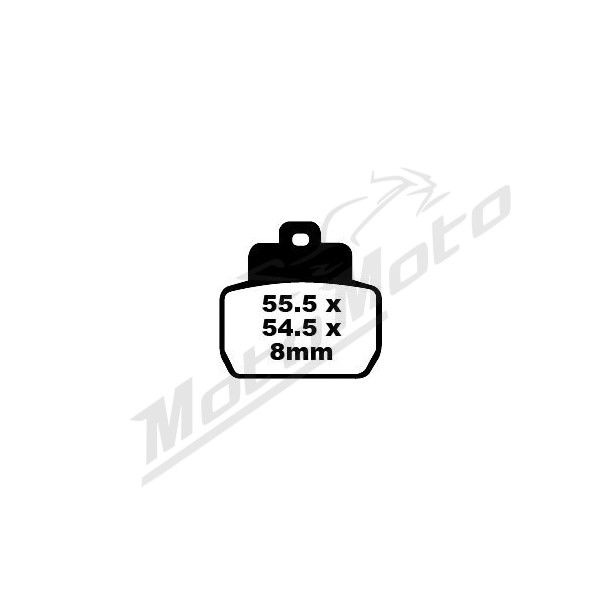 EBC SFA Brake Pads PIAGGIO BEVERLY / MP3 / X8 / X9 125-500cc 04-10